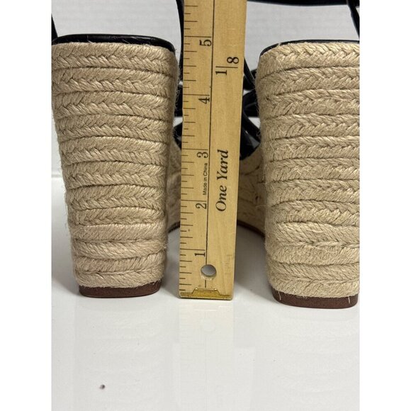 NEW Circus NY Sam Edelman Women's Sandals Wedge Black Platform Shoes Size 9 - Picture 5 of 8